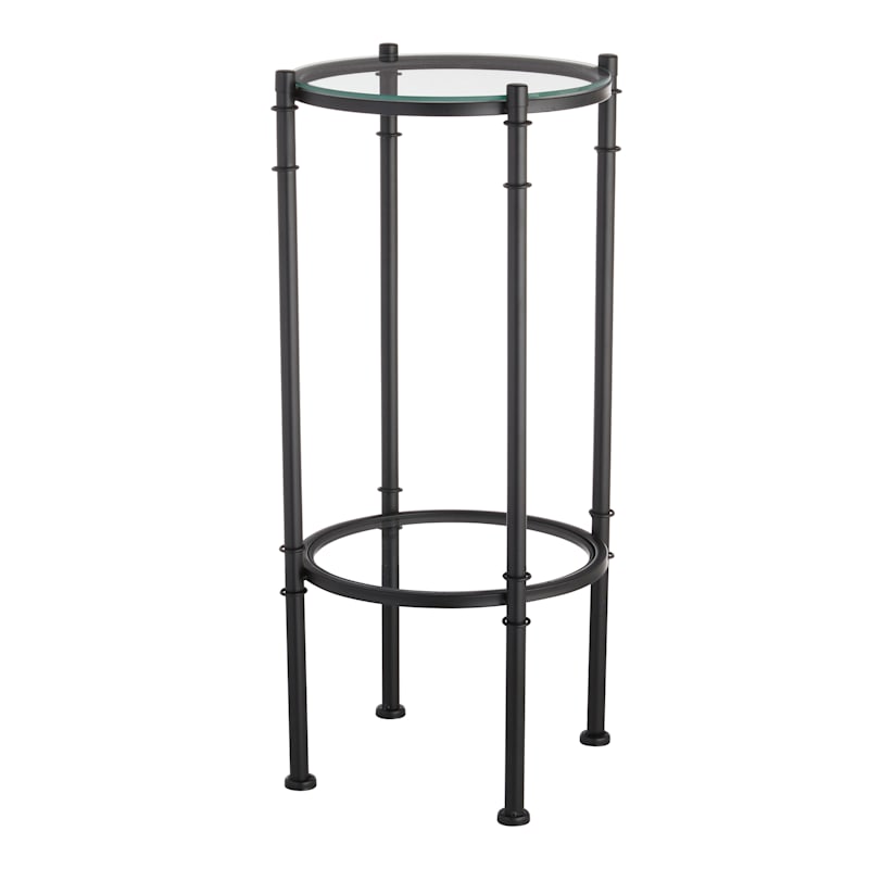 Glass top plant sales stand
